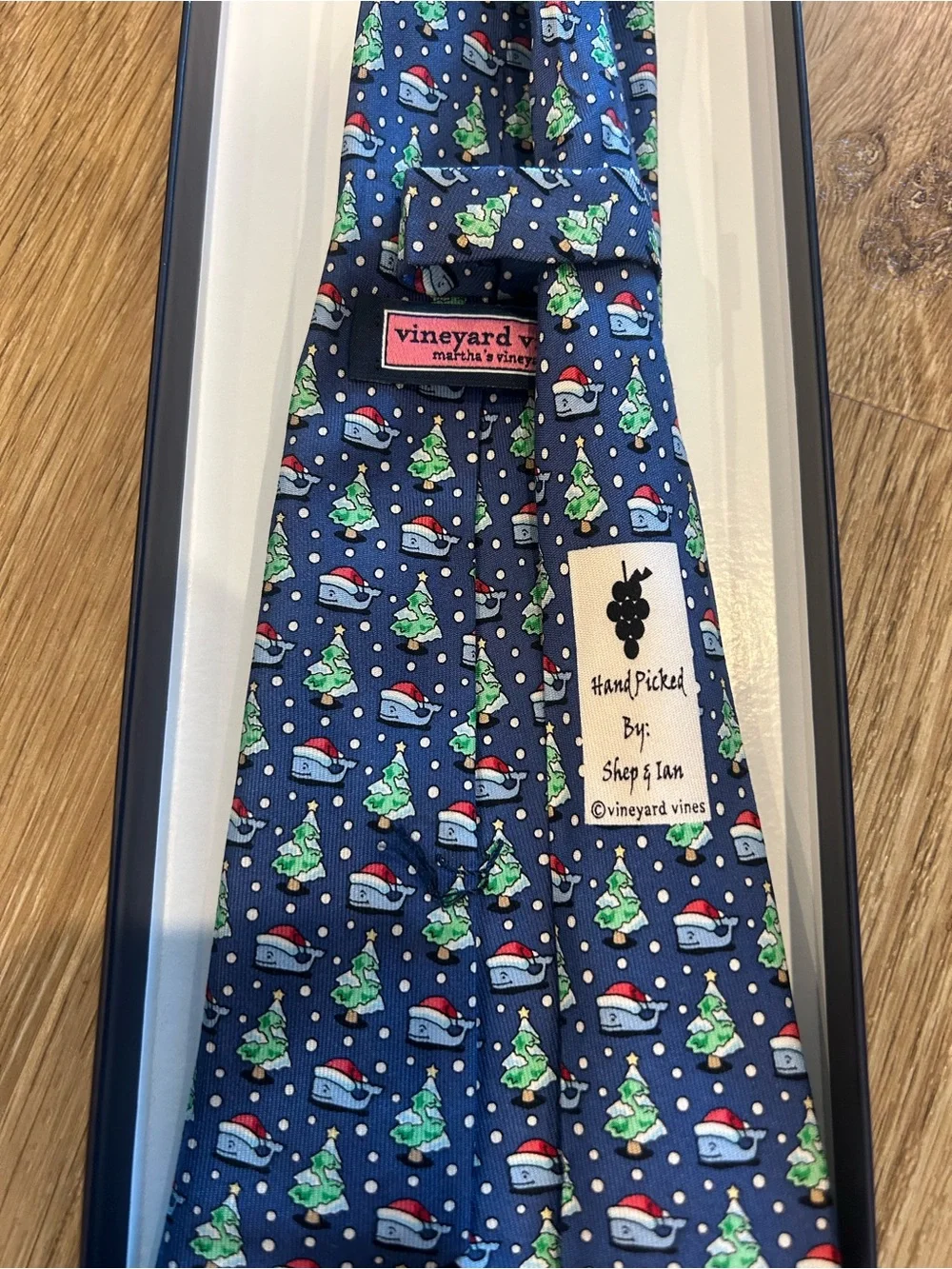 Kids Vineyard Vines Holiday Tree & Ornament Ties - Red and Navy - Picture 5 of 8